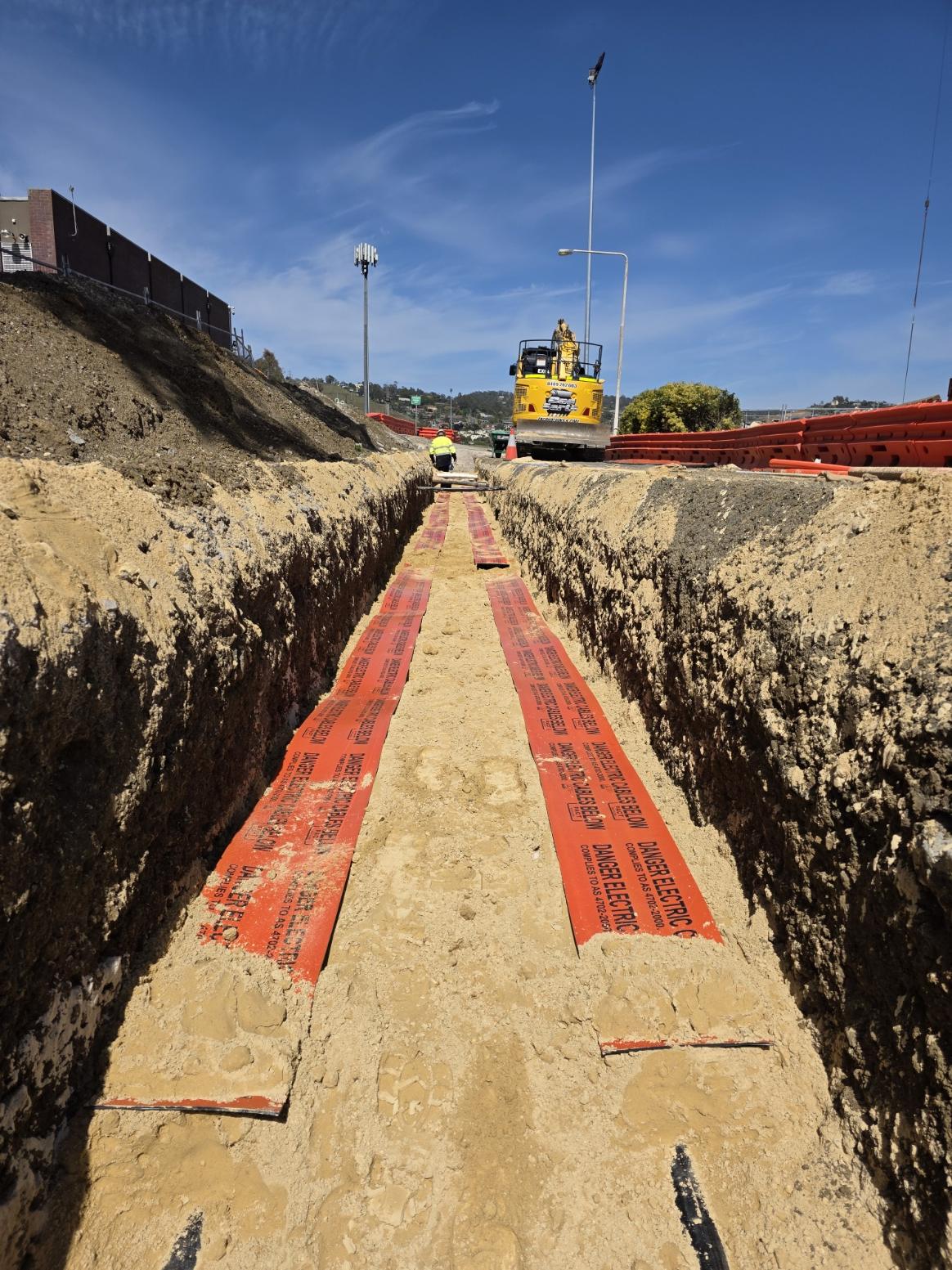 HV cable trench